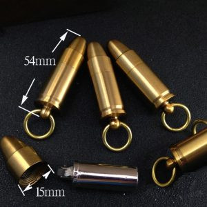 Bullet Key Ring Lighter [Gold]