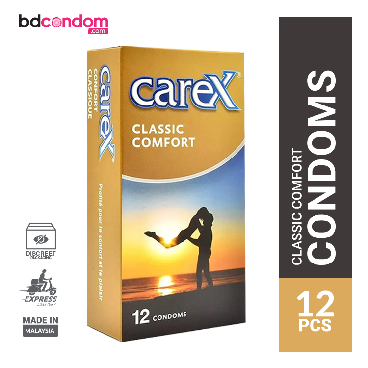 Carex Classic Comfort Condom - 12Pcs Pack(Malaysia)