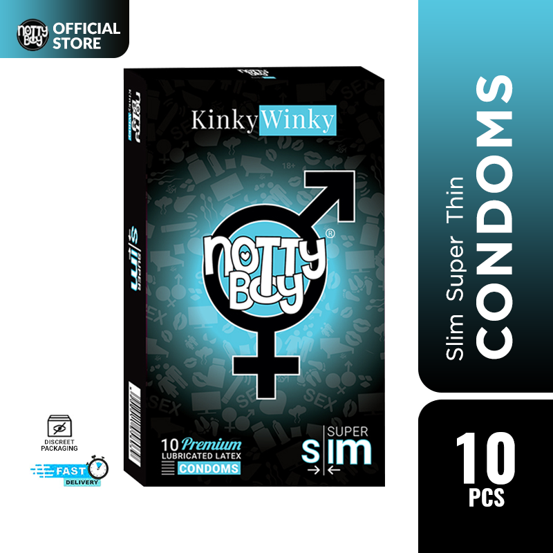 NottyBoy KinkyWinky–Slim Super Thin Condoms 10's Pack