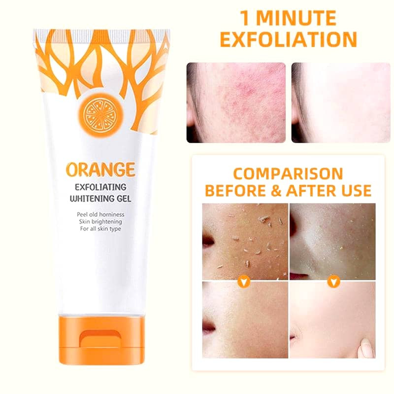 Orange Exfoliating Whitening Gel Orange Exfoliating Gel Scrub Face Whitening Whitening Lazy Cream For Face