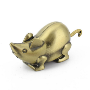 Mouse showpiece gas Lighter (Gold)
