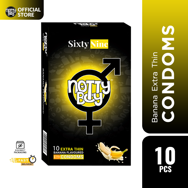 NottyBoy SixtyNine–Banana Flavor Condoms