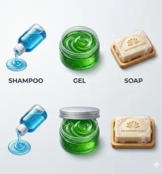 Shampoo, Shower Gel & Soap